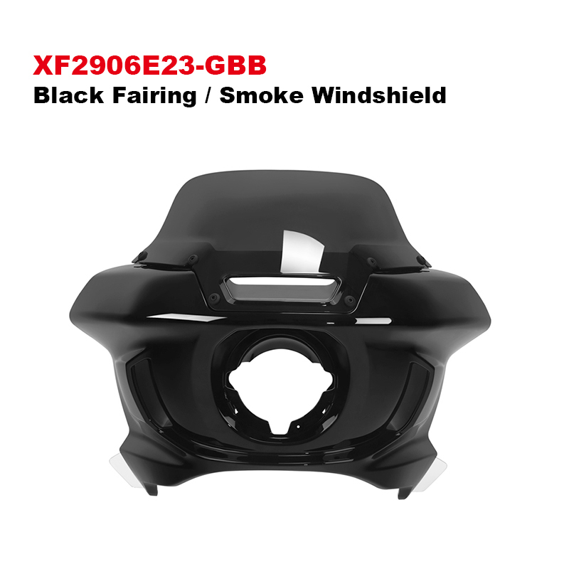 Black Fairing and Smoke Windshield