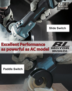 DGA404 18В LXT бесщеточный угловой шлифовальный станок 8500r/min автоматический контроль скорости для шлифования металла/камня - Product Image 4