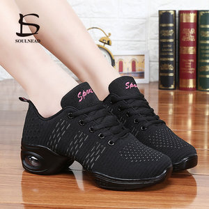 Scarpe da ballo in Mesh da <span class=keywords><strong>donna</strong></span> con vendita calda moderna <span class=keywords><strong>Jazz</strong></span> scarpe da ballo moderne - Product Image 5