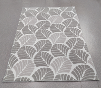 Moderner Jacquard-Teppich Weicher Flächenteppich Strukturiertes Muster Rutschfester Bodenbelag für Wohnzimmer Schlafzimmer
