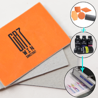 Patchs d'impression numérique UV, pièces, personnalisé avec Logo coloré, étiquettes en cuir PU pour Jeans