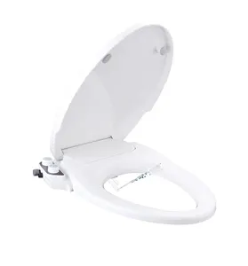 Manufacturer bidet toilet seat female washing elongated shape toilet lid with bidet