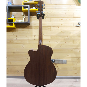 Factory Wholesale Premium 40Inch Cutaway Acoustic Guitar with Solid Spruce <b>Top</b> for Professionals Guitar Acoustic(W61-SB) - Product Image 4