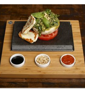 Sizzling Hot Stone Starter Set di Lava di Bambù Bistecca Piastra In <span class=keywords><strong>Pietra</strong></span> Da Tavolo Griglia e Fredda Lava Rock BARBECUE Coperta Hibachi Cottura Alla Griglia <span class=keywords><strong>pietra</strong></span> - Product Image 3
