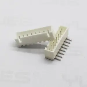 Posities 2-20 Pin Vrouwelijke Ph 2.54Mm Steekhoogte 7.0Mm Vertinde Wafer Enkele Rij Haakse Connector Voor Printplaat