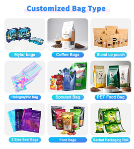 Chất Lượng Cao Tùy Chỉnh Tái Sử Dụng Nhiệt Con Dấu Zip Khóa Vuông Dưới Đứng lên <span class=keywords><strong>Pouch</strong></span> Doypack Pe Có Thể Tái Chế Bé Thực Phẩm Lưu Trữ Túi - Product Image 4