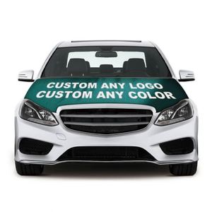 Promotional Custom Car Hood <b>Flag</b> Wholesale Elastic Size Fit Engine Hood Mirror Logo Design Cover <b>Flag</b> - Product Image 4