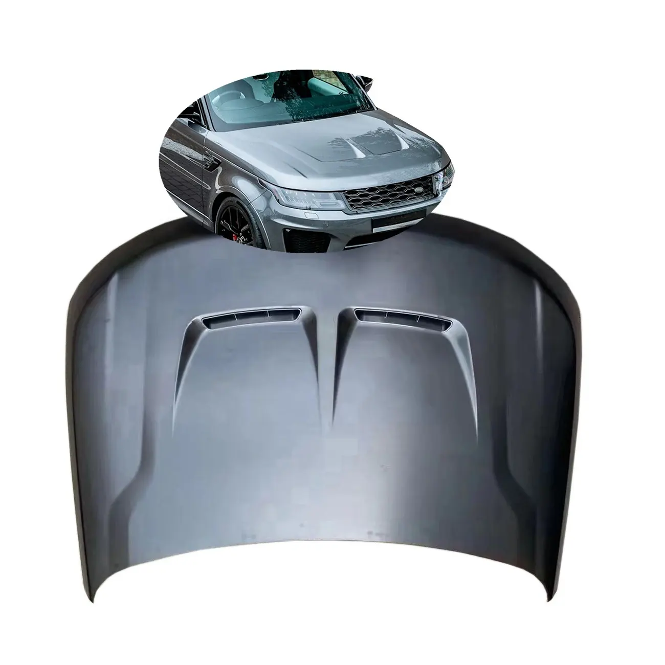 car Aluminium alloy hood bonnet with air vents for land rover range rover sport svr l494 2014-2019