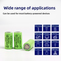 Baterai Isi Ulang Ni-MH Bentuk Khusus 2/3AA 600mAh 12V 0Wh untuk Alat Cukur Sikat Gigi Elektrik No5 Elektronik Konsumen