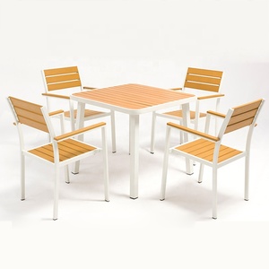 Prix d'usine Offre Spéciale, ensemble de salle à manger de <span class=keywords><strong>jardin</strong></span> en aluminium pour meubles de café en plein air pour <span class=keywords><strong>magasin</strong></span> Hotel Villa - Product Image 2