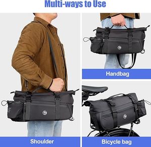 Sacs et boîtes de vélo OEM/ODM, sacoches arrière en PVC, sacoches de selle, sacoches imperméables pour le voyage, le cyclisme en plein air, le vélo - Product Image 4