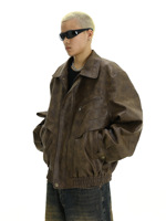 Veste décontractée à revers pour homme, style rétro américain, marque de mode Plankton, design élégant et de niche, pour les amoureux