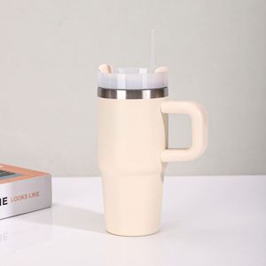 <b>Kids</b> 14oz Stainless Steel Insulated Outdoor Tumbler with Straw Lid Handle Portable Travel Cup - Product Image 1