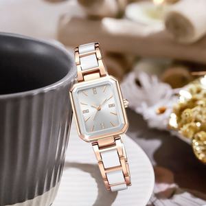 Reloj de Pulsera de Lujo para Mujer, Estilo Ejecutivo, Dorado, Acero Inoxidable, Cristal, Esfera de 32 mm, Relojes Deportivos de Moda para Hombre, Venta al Por Mayor - Product Image 3