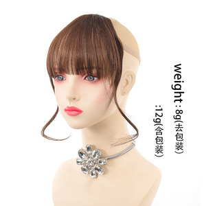 วิกผม LH115 24 แบบมีหน้าม้า  ไรผมธรรมชาติ ใยสังเคราะห์คาเนคาลอน สีน้ำตาล สำหรับผู้หญิง สไตล์มังงะญี่ปุ่น บางเบา มีผมด้านข้าง - Product Image 5