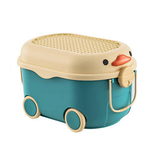 New Listing Kids Toy Storage Box Children Portable Toys Plastic Storage Box