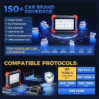 Nuevo 2026 para D7X Lector de Códigos Automotrices OBD2 Escáner de Sistema Completo Herramienta de Diagnóstico de Coche Programador de Llaves 39+ Funciones de Reinicio 2 Años 3 Años