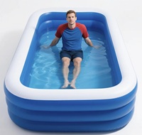 Piscine gonflable portable pour enfants en PVC - Durable et écologique, utilisation hors sol