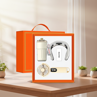 ZMHQ 2027 Coffret Cadeau d'Entreprise de Luxe Personnalisé avec Logo, Produits Tendance 2026 Nouveautés, Kit Bien-être Mug Ventilateur Masseur