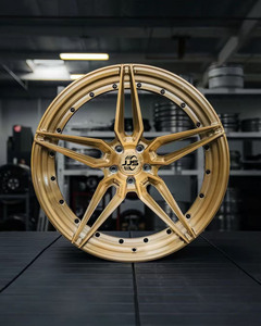 JJSEES Nouveau modèle de jantes en alliage d'aluminium forgé de 16 à 24 pouces, 2 pièces, concaves, bronze, 40 mm ET pour voitures de luxe Audi - Product Image 2