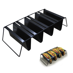 Toptan mükemmel bölme paslanmaz çelik Taco sahipleri çıtır Tacos ve sıcak köpekler tutucu - Product Image 5