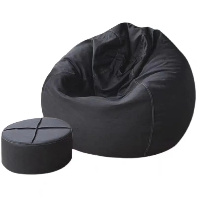 Colorful Custom Lazy Sofa Round Foldable Single Tatami Round Big Lazy Bean Bag Sofa Chair For Kids And Adults