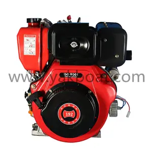 Motor diesel elétrico da china 15 hp com peças sobressalentes para venda