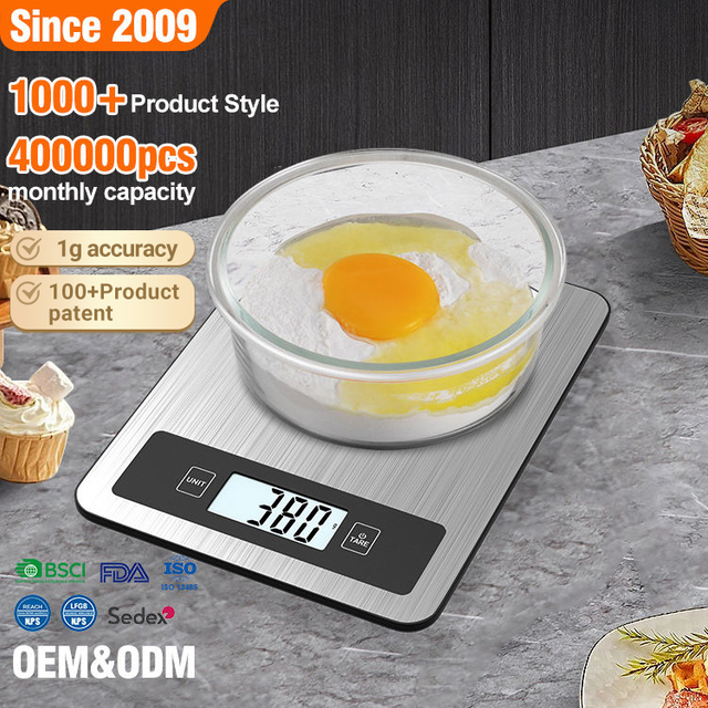 Household Multifunction 5kg 10kg Electronic Smart Weighing Digital Kitchen Food Weight Scales
