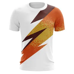 Sublimated Polyester Men Quick Dry Fit Tshirts Custom Sublimation Tshirt