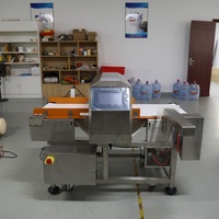 Detector de Metales para Bandas Transportadoras JINDUN JD-602 con Certificación CE, Pantalla Táctil de 7 Pulgadas, Acero Inoxidable 304, Impermeable y de Grado Alimenticio
