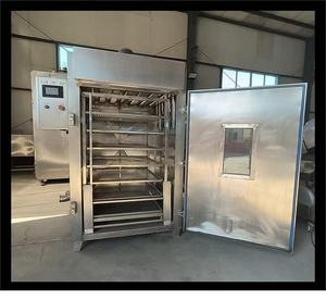 오리 고기 흡연 처리 장비 고기 훈증기 흡연 접시 하나의 단위로 김이 나는 요리 용 오븐 - Product Image 5