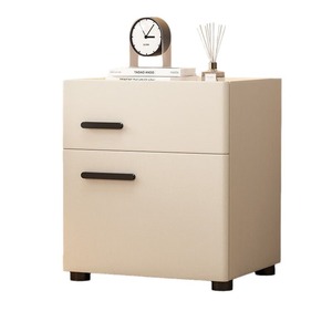 Muebles inteligentes minimalistas, mesita de noche, carga inalámbrica, multifunción, hotel, hogar, moderno, armario de almacenamiento de madera, mesita de noche