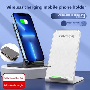 Supporto di Ricarica Wireless 15W Pieghevole con Porta Type-<span class=keywords><strong>C</strong></span> Modello S25 per <span class=keywords><strong>iPhone</strong></span> e Telefoni Cellulari, Caricatore Rapido - Product Image 4