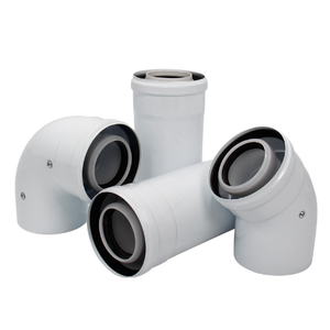 <span class=keywords><strong>Tuyau</strong></span> de cheminée à condensation d'usine 60/100mm connecteur à 90 degrés coude de conduit d'extension en <span class=keywords><strong>aluminium</strong></span> <span class=keywords><strong>pour</strong></span> poêle à gaz suspendu - Product Image 2