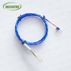 OEM ODM RTD PT100 درجة حرارة عالية PT1000 مستشعر فئة A بطول كابل 1 متر وطبقة الحلقات المعلبة - Product Image 2