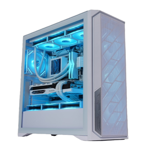 220A02 DIY Custom Mid ATX PC Gabinete negro Computadora de escritorio Torre Cajas Gabinete - Product Image 3