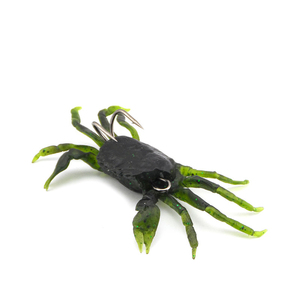 35g 14.2cm Couleurs Crabe En Caoutchouc Avec Crochets Naufrage Appât Doux HooksSaltwater Sea Fishing <span class=keywords><strong>Killing</strong></span> Snack Fish - Product Image 5