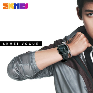 Skmei Digital Watch Men Dual Time Waterproof Luminous <b>Outdoor</b> Sports Watch Electronic Watch With Alarm Chrono <b>Timer</b> - Product Image 4