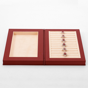 FANXI - Caja de Metal para Joyería al por Mayor, Estuche de Exhibición de Joyería, Cajas para Anillos Múltiples, Caja de Almacenamiento Suelta - Product Image 1