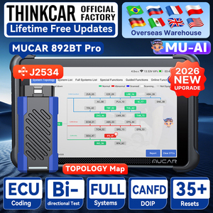 Scanner de diagnostic MUCAR 892BT <span class=keywords><strong>PRO</strong></span> OBD2 pour entrepôt UE, outil de diagnostic automobile toutes fonctions, codage ECU IA, cartographie de topologie, J2534, DOIP, CANFD - Product Image 1