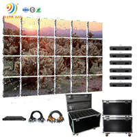Écran LED 8K étanche IP65 P3.91 500x500 pour extérieur/intérieur, idéal pour les panneaux d'affichage, la location de grands écrans pour événements et les équipements de location pour fêtes.
