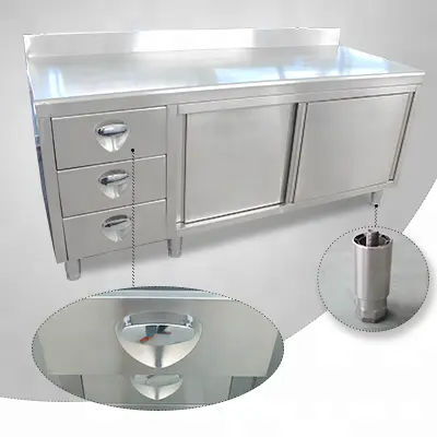 resturant/hotel/ commercial customized multi-function stainless steel kitchen work table drawer