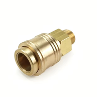 Mini-raccord pneumatique à déconnexion rapide type Rectus 21, corps BSPT 1/8 po, haut débit pour outils/machines à air comprimé OEM