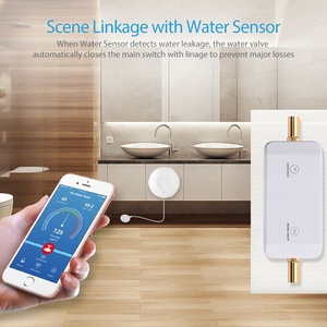 Mesure de la pression et de la température de l'eau Tuya <span class=keywords><strong>WiFi</strong></span> débitmètre d'eau Smart Life contrôle des fuites d'eau électrovanne - Product Image 5