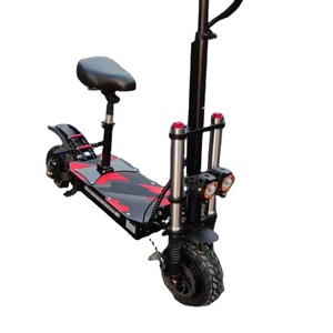 Scooter Eléctrico para Adultos, 6000W, Motores Duales, 52MPH, 60V, 38Ah, <span class=keywords><strong>75</strong></span> <span class=keywords><strong>Millas</strong></span>, 11 Neumáticos Todoterreno, Aleación de Aluminio, Plegable, Impermeable - Product Image 1