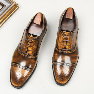 รองเท้าธุรกิจผู้ชายทรงหัวแหลม น้ำหนักเบา แฟชั่นสไตล์ใหม่ปี 2026  วัสดุหนัง  ชุดเจ้าบ่าว - Product Image 4