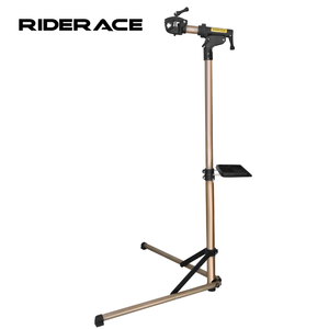 RIDERACE <span class=keywords><strong>support</strong></span> de <span class=keywords><strong>réparation</strong></span> de <span class=keywords><strong>vélo</strong></span> <span class=keywords><strong>support</strong></span> de maintenance de <span class=keywords><strong>vélo</strong></span> de route réglable professionnel <span class=keywords><strong>support</strong></span> de stockage pliable en alliage d'aluminium Durable - Product Image 1