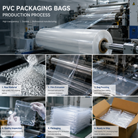 Kantong Resleting Perhiasan PVC Tebal Berkualitas Makanan, Cetak Sablon, Anti-Kusam, Tahan Air, Anti-Debu, Dapat Didaur Ulang, Untuk Menyimpan Cincin
