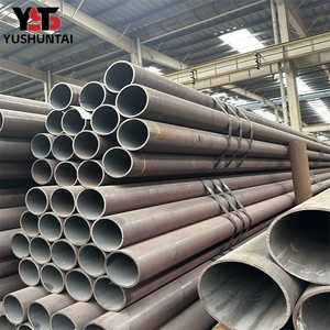 Бесшовная труба из углеродистой стали <span class=keywords><strong>ASTM</strong></span> A106 GRB 1/2 24 дюйма SCH40/SCH80 для нефтегазопроводов и котлов, высокого давления, EN10216 S355J2H - Product Image 5