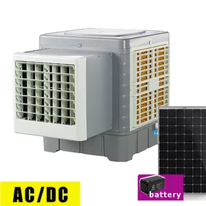 Quạt Điều Hòa Không Khí AC DC 6000CMH Quạt Điều Hòa Không Khí Chạy Bằng Năng Lượng Mặt Trời Điều Hòa Không Khí